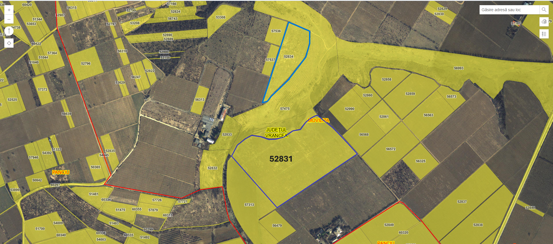 Pachet 2 M compus din terenuri cu plantații de vie având categoria de folosință „Vie”, în suprafață totală de 10,06 hectare, situate pe raza U.A.T. Movilița, prin vânzare în bloc
