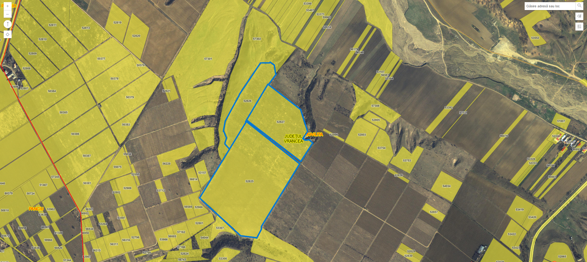 Pachet 3 M compus din terenuri cu plantații de vie având categoria de folosință „Vie”, în suprafață totală de 19,43 hectare, situate pe raza U.A.T. Movilița, prin vânzare în bloc