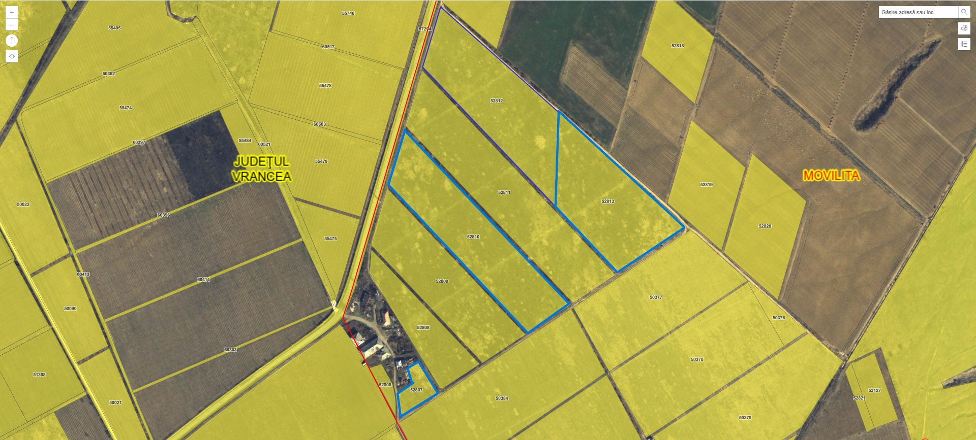 Pachet 4 M compus din terenuri cu plantații de vie având categoria de folosință „Vie”, în suprafață totală de 6,43 hectare, situate pe raza U.A.T. Movilița, prin vânzare în bloc