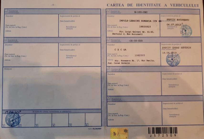 Activ 11 compus dintr-un număr de 3 autoturisme, prin vânzare în bloc sau individual