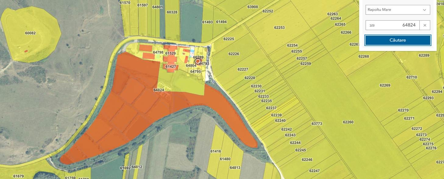 Baltă de pescuit înscrisă în CF 64824 Rapoltu Mare, compusă din teren în suprafață de 89.411 mp, construcții, echipamente tehnologice și stoc pește